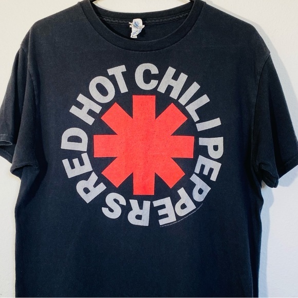 Vintage Red Hot Chili Peppers T Shirt Band Tee Graphic Print Womens Size Medium - Picture 2 of 6